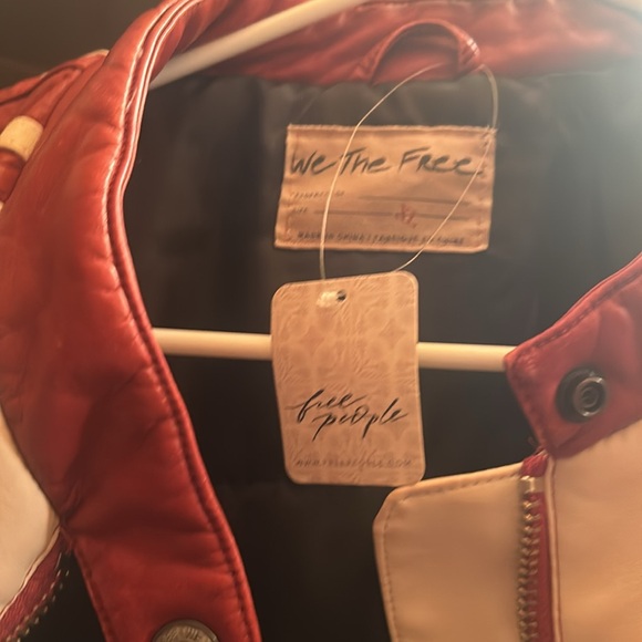 NWT Free People We The Free Retro Vegan Moto Jacket - Picture 4 of 16